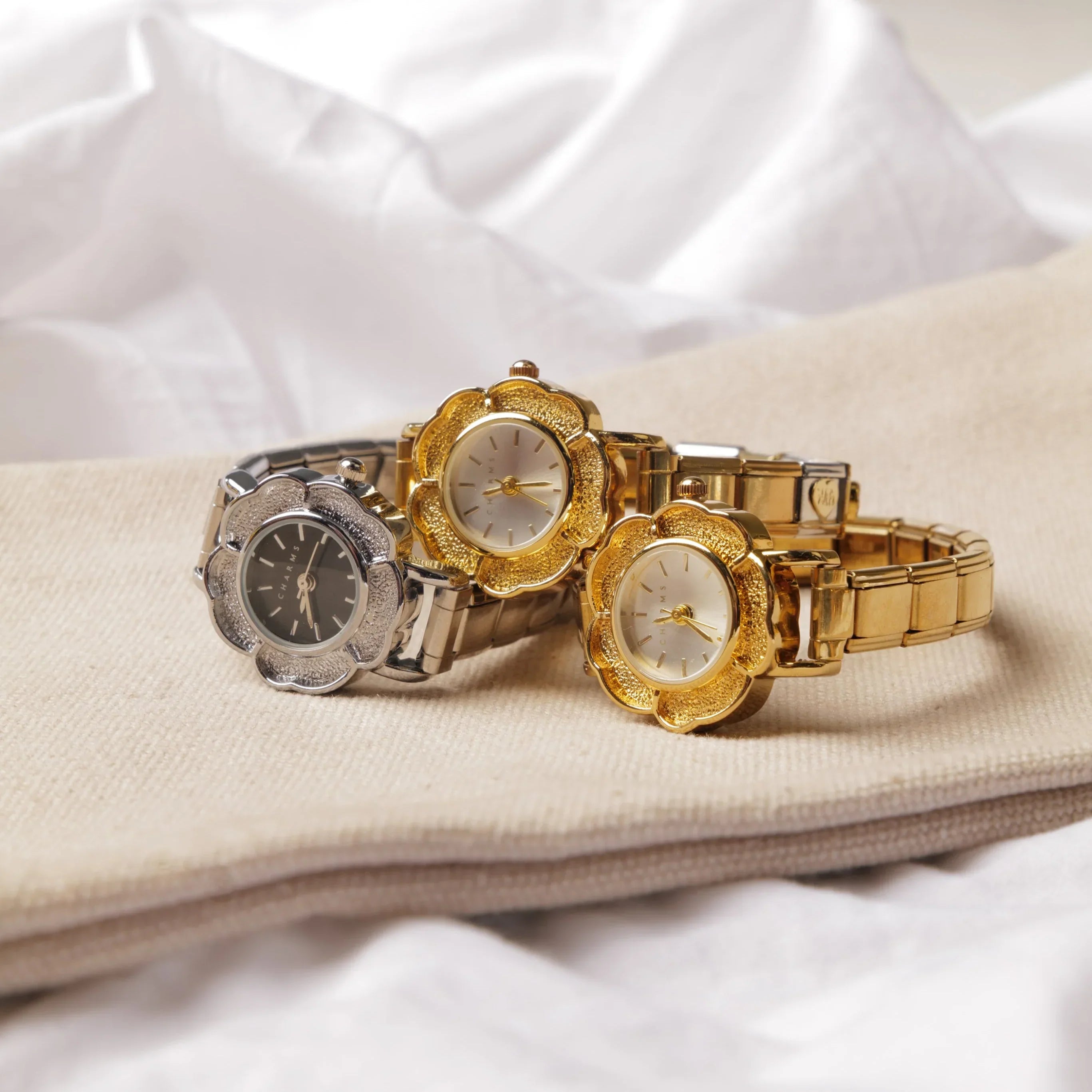 Florence Watch Gold – White Dial Edition