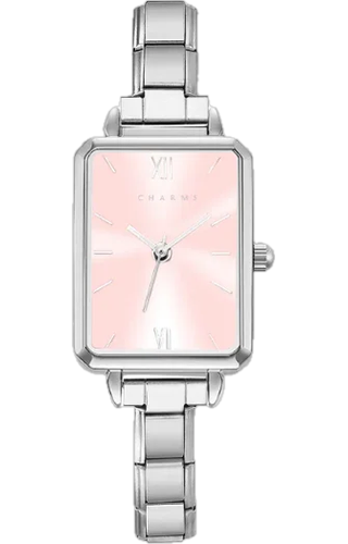 Como Watch Silver – Pink Dial Edition
