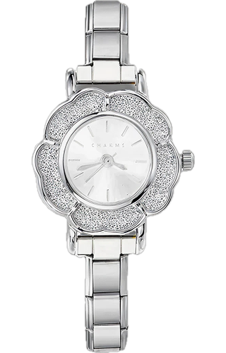 Florence – Silber mit weißem Zifferblatt