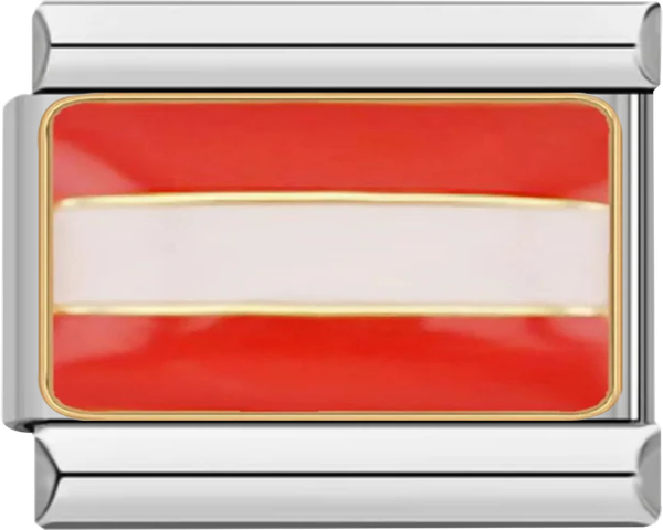 Austria Flag, on Silver - austria flag on silver.png