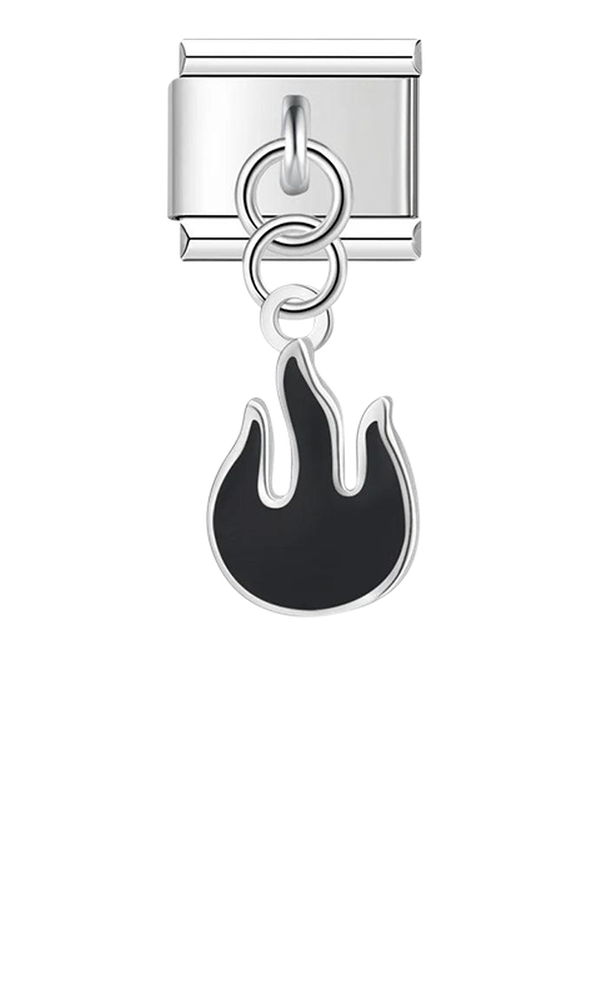 Black Flame, on Silver - black-flame-on-silver-charms-45958483837263.png