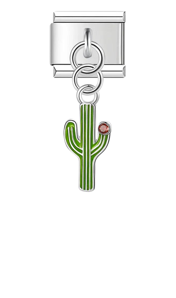 Cactus with Stone, on Silver - cactus-with-stone-on-silver-charms-45960922169679.png