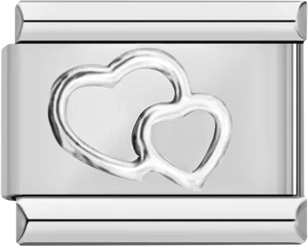 Double Hearts, on Silver - double hearts on silver.png