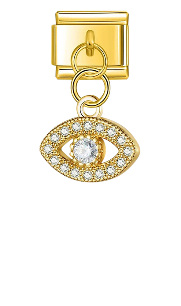 Eye with Large Stone, on Gold - eye-with-large-stone-on-gold-charms.png