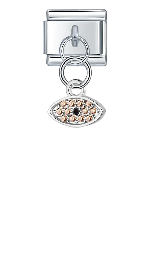Eye with Stones, on Silver - eye-with-stones-on-silver-charms.png