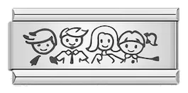 Family of 4, on Silver - family-of-4-on-silver-charms-45934178042191.webp