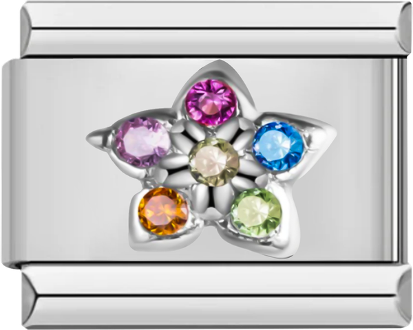 Flower with Multicolored Stones - flower with multicolored stones.png