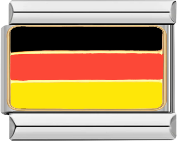 Germany Flag, on Silver - germany flag on silver.png