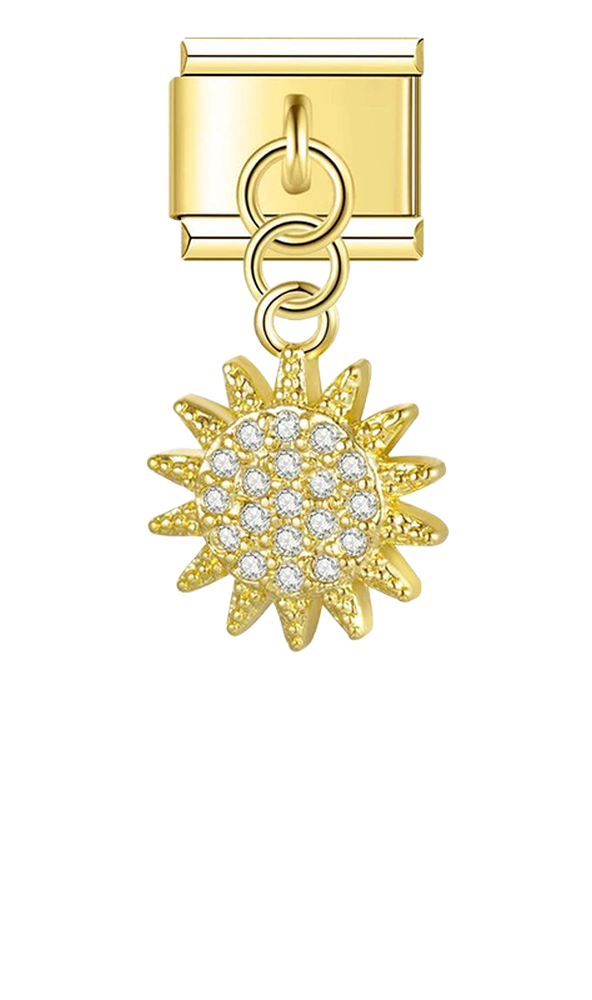 Gold Sun with Stones, on Gold - gold-sun-with-stones-on-gold-charms-45931155652943.png