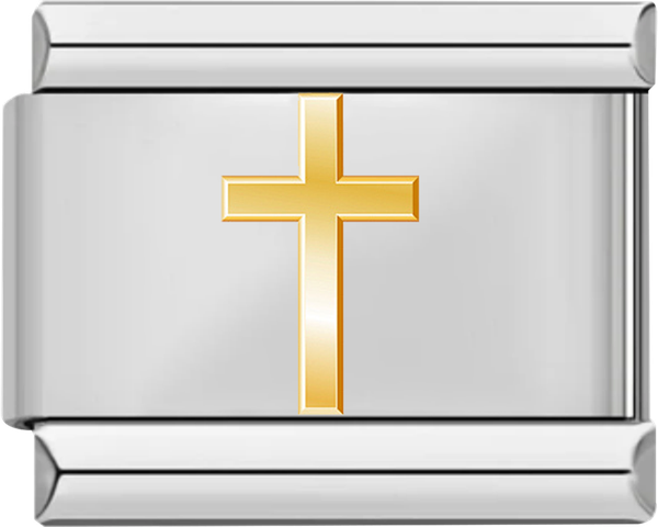 Gold cross, on Silver - gold cross on silver.png