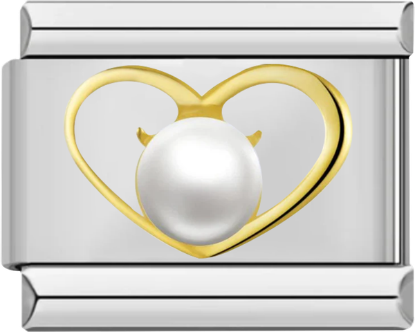 Gold Heart with its White Pearl - gold heart with its white pearl.png