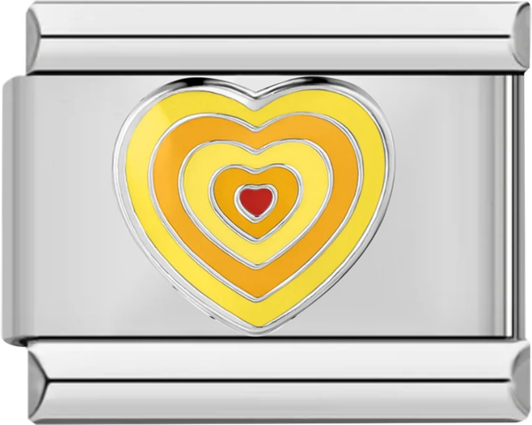 Growing heart yellow, on Silver - growing hearts yellow.png