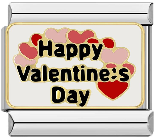 Happy Valentine's Day, Lots of Hearts, on Silver - happy-valentine-s-day-lots-of-hearts-on-silver-45432044880207.png