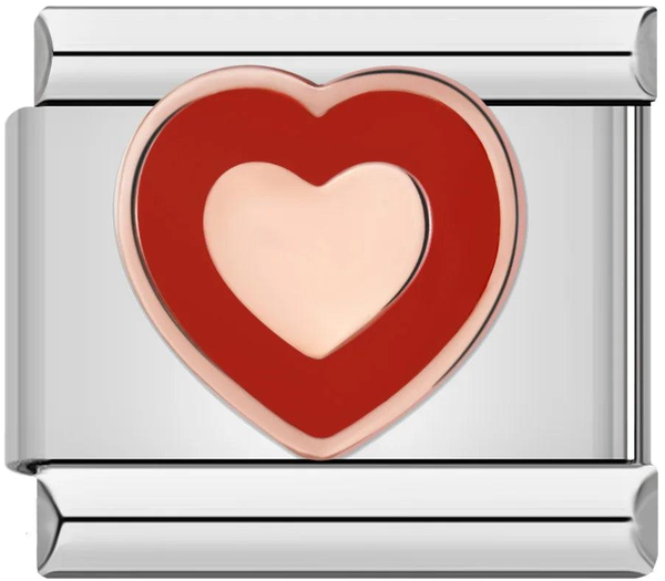 Heart, Red and Pink, on Silver - heart-red-and-pink-on-silver.png