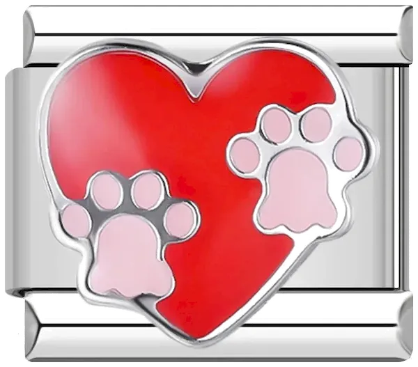 Heart with legs, on Silver - heart.webp
