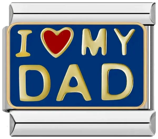 I love you dad, on Silver - i-love-my-dad-on-silver.webp