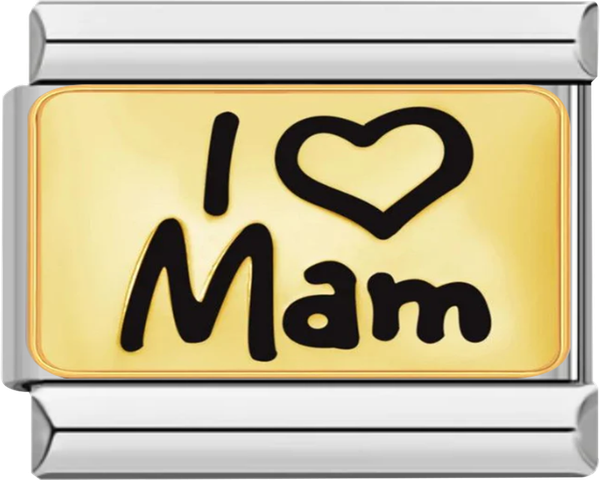 I Love Mam, on Silver - i love mam on silver.png