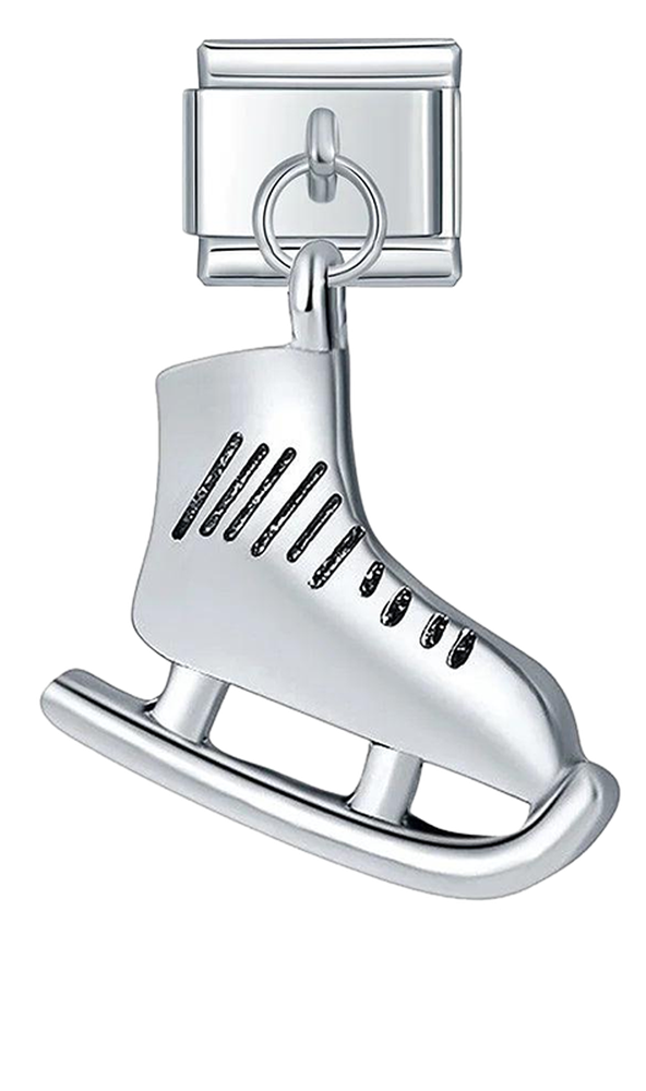 Ice Skate, Silver - ice-skate-silver-charms-45395046138191.png