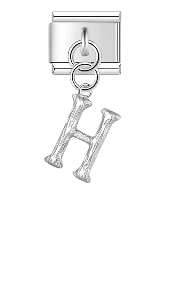 Letter H, Hanging, on Silver - letter-h-hanging-on-silver-charms-45941889433935.png