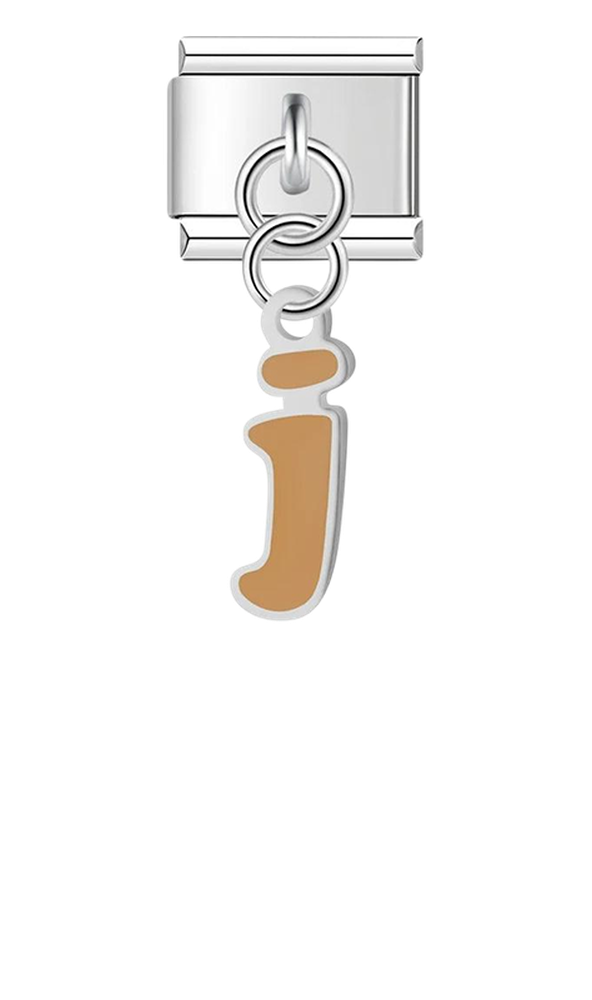 Letter J in Brown, on Silver - letter-j-in-brown-on-silver-charms.png