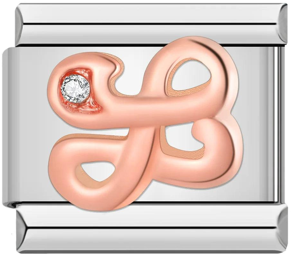 Letter L in Rose Gold with Stones, on Silver - letter-l-in-rose-gold-with-stones-on-silver.png