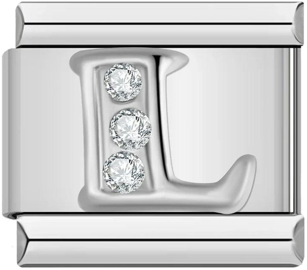 Letter L with Stones, on Silver - letter-l-with-stones-on-silver-45961146401103.png