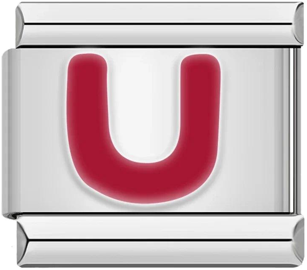 Letter U in Red, on Silver - letter-u-in-red-on-silver-45960558674255.png
