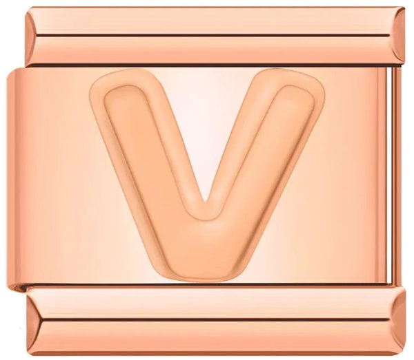 Letter V in Rose Gold, on Rose Gold - letter-v-in-rose-gold-on-rose-gold.png