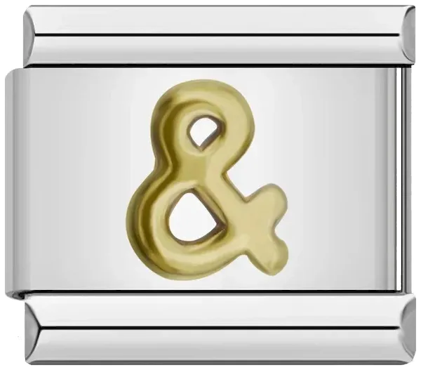 Sign & in Gold, on Silver - letter.webp
