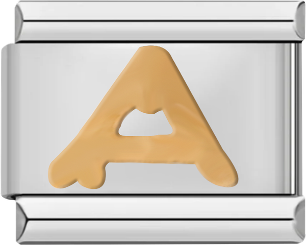 Letter A in Gold, on Silver - letter a in gold on silver.png