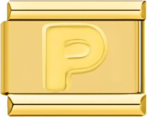 Letter P in Gold, on Gold - letter p in gold on gold.png
