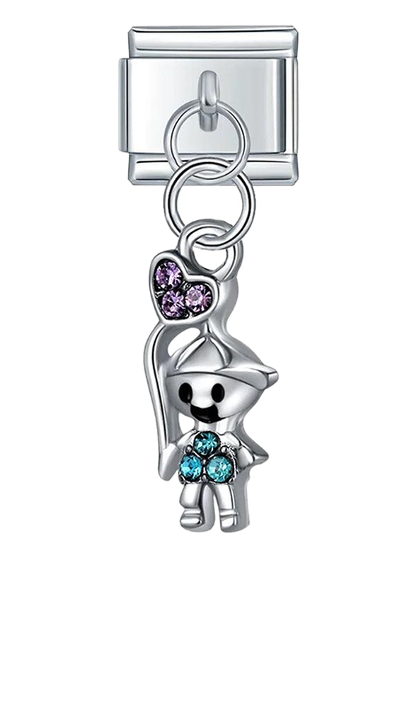 Little Boy and his Heart Balloon with Stones, on Silver - little-boy-and-his-heart-balloon-with-stones-on-silver-charms-45922274279759.png