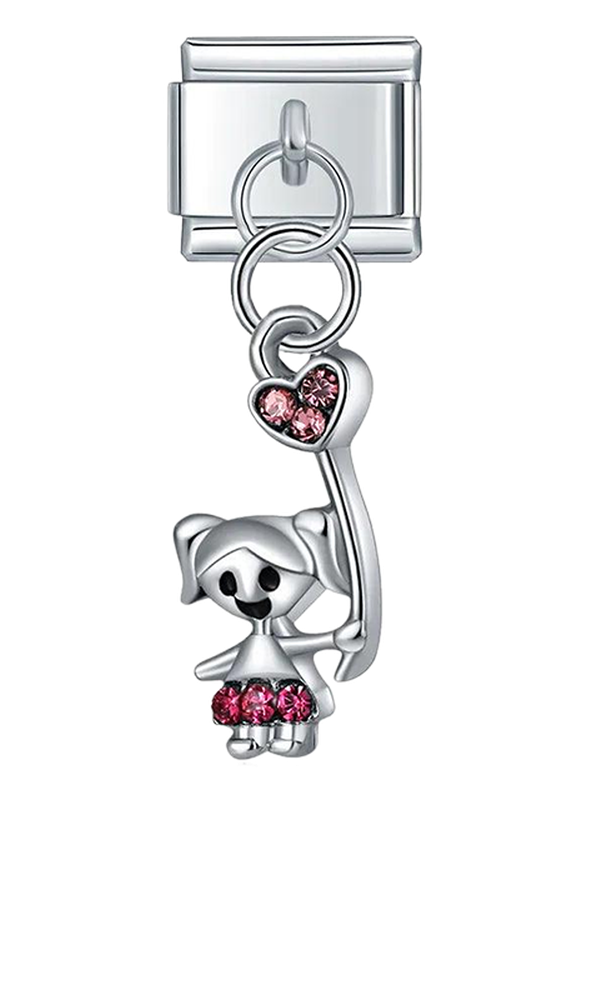Little Girl and her Heart Balloon with Stones, on Silver - little-girl-and-her-heart-balloon-with-stones-on-silver-charms-45928144863567.png