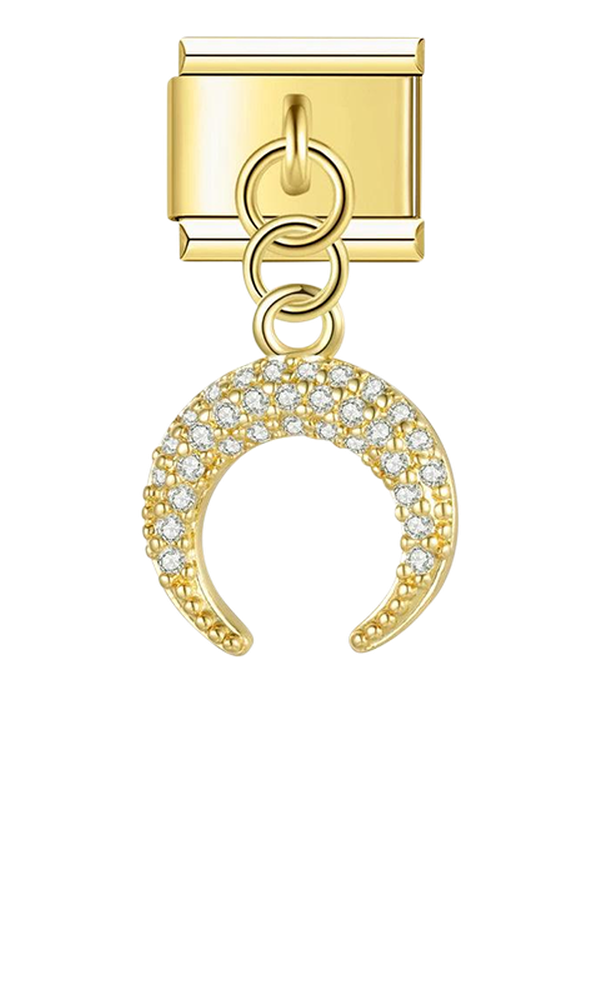 Moon in Gold with Stones, on Gold - moon-in-gold-with-stones-on-gold-charms-45931155947855.png