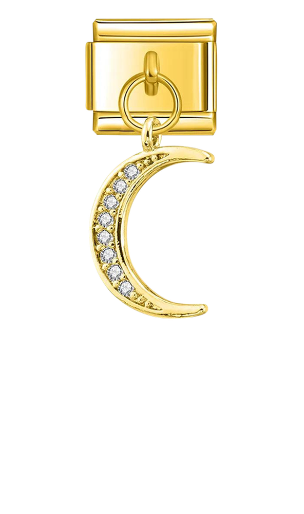 Moon with White Stones, on Gold - moon-with-white-stones-on-gold-charms-45941694169423.png
