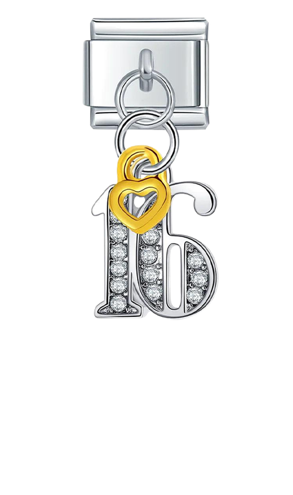 Number 16 with Stones, on Silver - number-16-with-stones-on-silver-charms-45929982689615.png