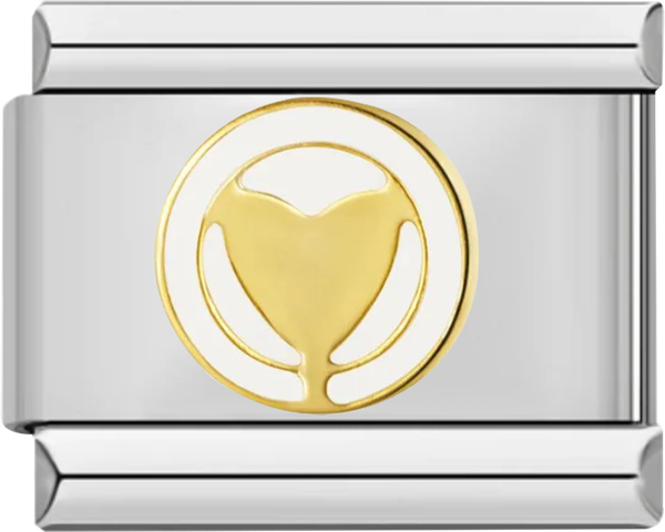 Peace Symbol, Gold with Gold Heart - peace symbol gold with gold heart.png