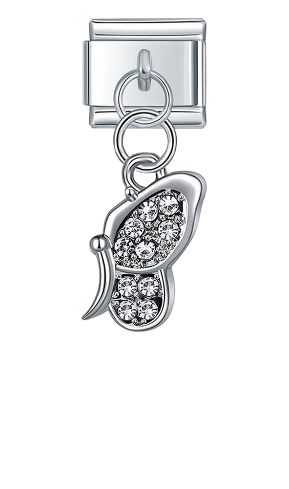 Profile Butterfly with Stones, on Silver - profile-butterfly-with-stones-on-silver-charms-45928146272591.png