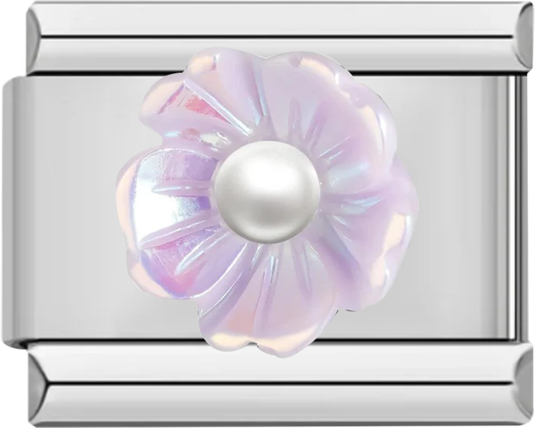 Purple Flower and its Pearl in 3D - purple flower and its pearl in 3d charms official 1 45393531535695.png