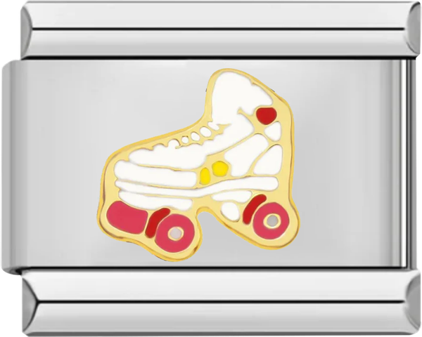 Roller Skate, Red and White - roller skate red and white.png