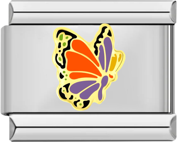 Royal Butterfly in Gold, on Silver - royal butterfly in gold on silver.png