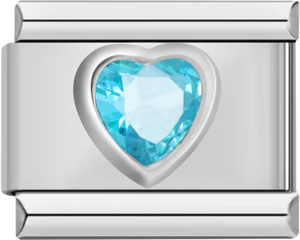 Silver Heart with Turquoise Stone, on Silver - silver heart with turquoise stone on silver.png