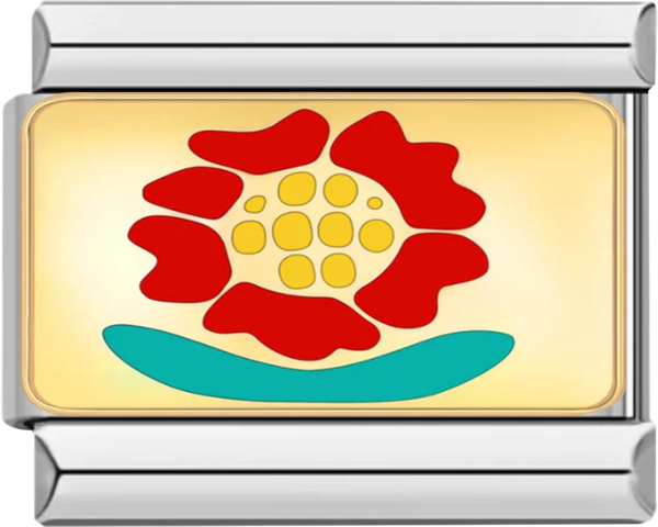 Sunflower, Red and Its Yellow Heart - sunflower red and its yellow heart.png