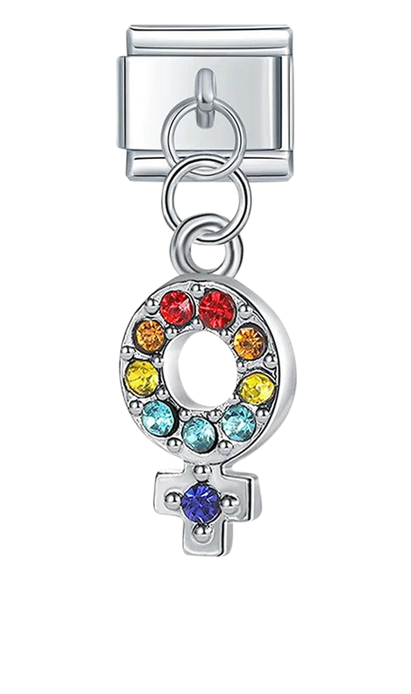 Symbol of Women with Stones, on Silver - symbol-of-women-with-stones-on-silver-charms-45922273689935.png