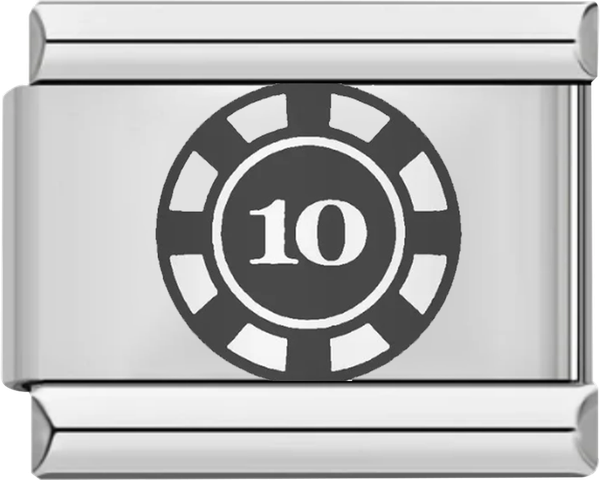 Token of 10, on Silver - token of 10 on silver.png