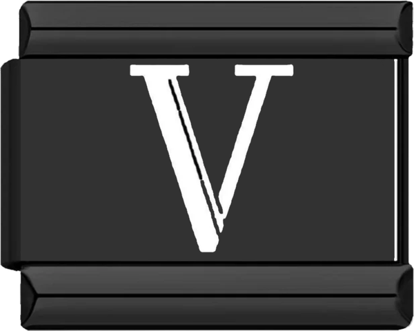 V, Roman Numeral, on Black - v roman numeral on black.png
