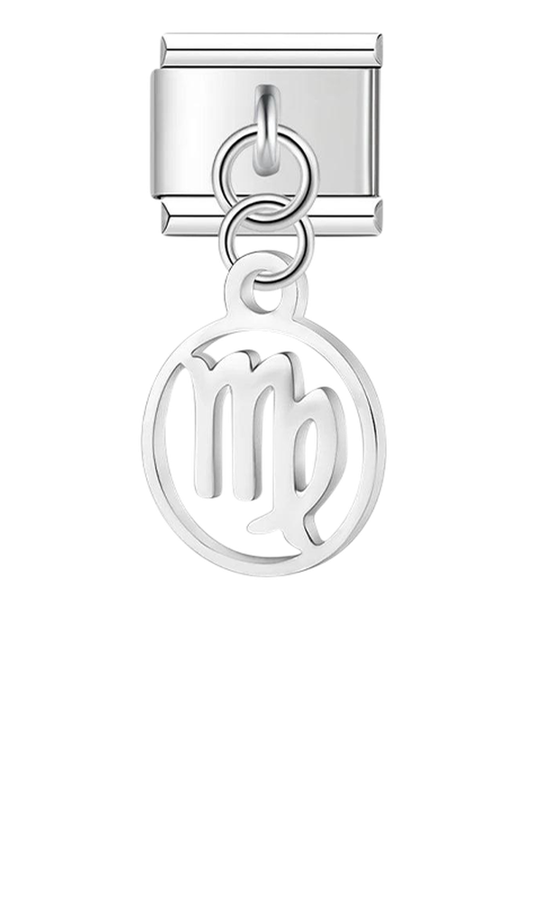 Virgo Sign, on Silver - virgo-sign-on-silver-charms-45942017360207.png
