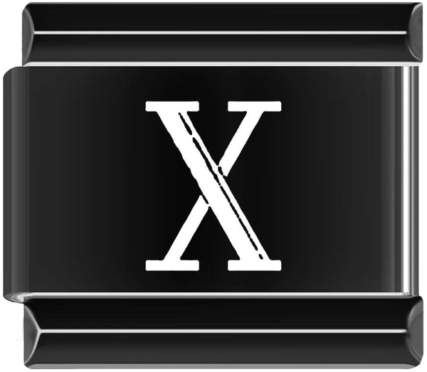 X, Roman Numeral, on Black - x-roman-numeral-on-black-45942693101903.png