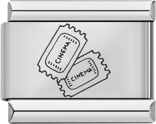 2 Cinema Tickets, on Silver - 2 cinema tickets on silver.png