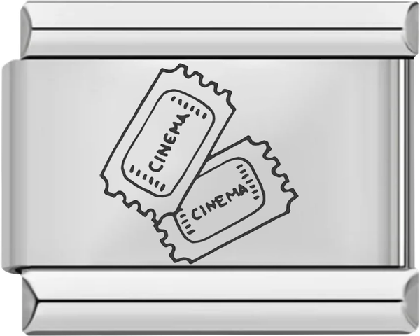 2 Cinema Tickets, on Silver - 2 cinema tickets on silver.png